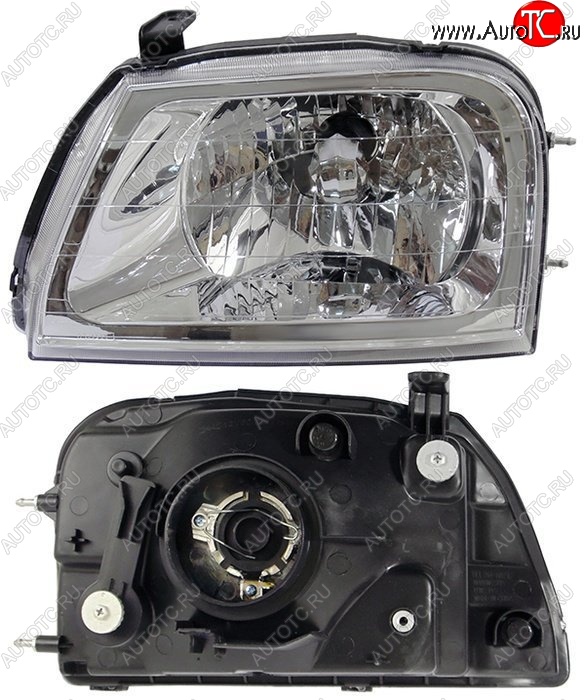 3 499 р. Левая фара SAT Mitsubishi L200 3 K74T рестайлинг (2005-2006)  с доставкой в г. Майкоп
