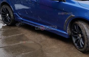 10 899 р. Пороги накладки RPM Mitsubishi Lancer 10 CY седан дорестайлинг (2007-2010) (Неокрашенные)  с доставкой в г. Майкоп. Увеличить фотографию 3