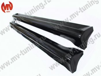 5 249 р. Пороги накладки Sport 2.0 Mitsubishi Lancer 9 CS седан 2-ой рестайлинг (2005-2009) (Неокрашенные)  с доставкой в г. Майкоп. Увеличить фотографию 2