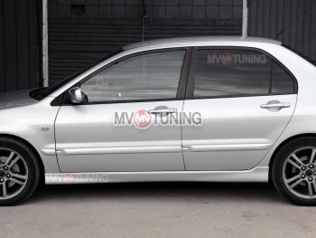5 249 р. Пороги накладки Sport 2.0 Mitsubishi Lancer 9 CS седан 2-ой рестайлинг (2005-2009) (Неокрашенные)  с доставкой в г. Майкоп. Увеличить фотографию 4