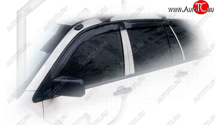 1 999 р. Дефлектора окон CA-Plastiс Mitsubishi Lancer 9 CS универсал 1-ый рестайлинг (2003-2005) (Classic полупрозрачный, Без хром.молдинга, Крепление только на скотч)  с доставкой в г. Майкоп