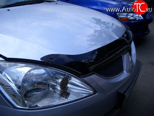 4 599 р. Дефлектор капота NovLine Mitsubishi Lancer 9 CS седан 1-ый рестайлинг (2003-2005)  с доставкой в г. Майкоп
