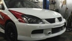 10 999 р. Передний бампер EVO 9 Mitsubishi Lancer 9 CS седан 1-ый рестайлинг (2003-2005) (Неокрашенный)  с доставкой в г. Майкоп. Увеличить фотографию 2
