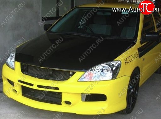10 999 р. Передний бампер EVO 9 Mitsubishi Lancer 9 CS седан 1-ый рестайлинг (2003-2005) (Неокрашенный)  с доставкой в г. Майкоп