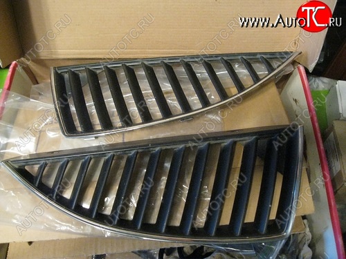 879 р. Решётки радиатора SPARD (комплект) Mitsubishi Lancer 9 CS седан 1-ый рестайлинг (2003-2005) (Неокрашенная)  с доставкой в г. Майкоп