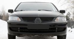 899 р. Реснички на фары RA Mitsubishi Lancer 9 CS седан 2-ой рестайлинг (2005-2009) (Неокрашенные)  с доставкой в г. Майкоп. Увеличить фотографию 3