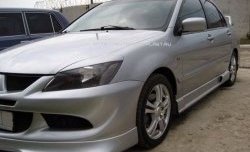 519 р. Реснички на фары Style v2 Mitsubishi Lancer 9 CS седан 1-ый рестайлинг (2003-2005) (Неокрашенные)  с доставкой в г. Майкоп. Увеличить фотографию 2