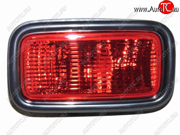 519 р. Левый фонарь в задний бампер SAT (с оправой)  Mitsubishi Lancer  9 CS (2003-2009) седан 1-ый рестайлинг, универсал 1-ый рестайлинг, седан 2-ой рестайлинг, универсал 2-ой рестайлинг  с доставкой в г. Майкоп