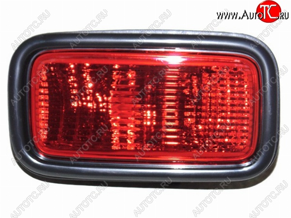 519 р. Правый фонарь в задний бампер SAT (с оправой)  Mitsubishi Lancer  9 CS (2003-2009) седан 1-ый рестайлинг, универсал 1-ый рестайлинг, седан 2-ой рестайлинг, универсал 2-ой рестайлинг  с доставкой в г. Майкоп