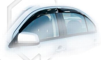 Дефлектора окон CA-Plastic Mitsubishi Lancer 10 CY хэтчбек 5 дв рестайлинг (2011-2017)