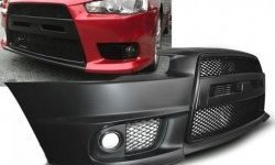 Передний бампер EVO-Style Mitsubishi Lancer 10 CY хэтчбек 5 дв рестайлинг (2011-2017)