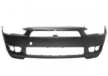3 899 р. Передний бампер Стандартный Mitsubishi Lancer 10 CY седан дорестайлинг (2007-2010)  с доставкой в г. Майкоп. Увеличить фотографию 2