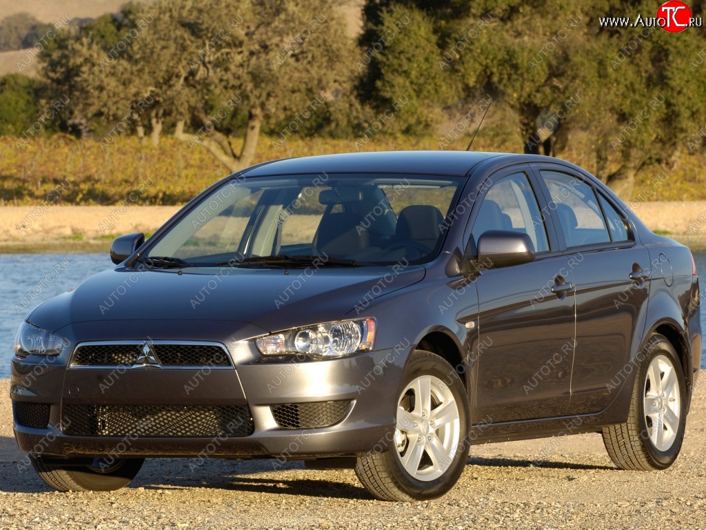 3 899 р. Передний бампер Стандартный Mitsubishi Lancer 10 CY седан дорестайлинг (2007-2010)  с доставкой в г. Майкоп