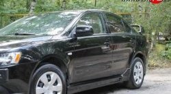 7 899 р. Пороги накладки RPM  Mitsubishi Lancer  10 CY (2007-2017) седан дорестайлинг, хэтчбэк дорестайлинг, седан рестайлинг, хэтчбек 5 дв рестайлинг (Неокрашенные)  с доставкой в г. Майкоп. Увеличить фотографию 2