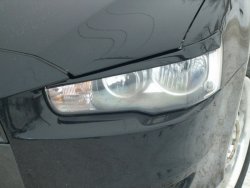 Реснички на фары Кураж Mitsubishi Lancer 10 CY хэтчбек 5 дв рестайлинг (2011-2017)