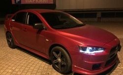 Реснички на фары Style Mitsubishi Lancer 10 CY хэтчбек 5 дв рестайлинг (2011-2017)