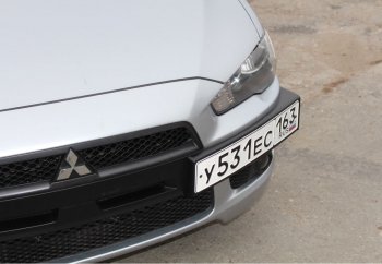1 999 р. Воздуховоды радиатора в передний бампер Квадрат Mitsubishi Lancer 10 CY седан дорестайлинг (2007-2010) (Неокрашенные)  с доставкой в г. Майкоп. Увеличить фотографию 2