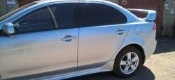 3 699 р. Пороги накладки Сток 2л  Mitsubishi Lancer  10 CY (2007-2017) седан дорестайлинг, хэтчбэк дорестайлинг, седан рестайлинг, хэтчбек 5 дв рестайлинг (Неокрашенные)  с доставкой в г. Майкоп. Увеличить фотографию 8