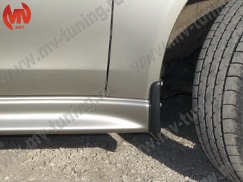 1 799 р. Передние брызговики Sport Mitsubishi Lancer 10 CY седан дорестайлинг (2007-2010)  с доставкой в г. Майкоп. Увеличить фотографию 2