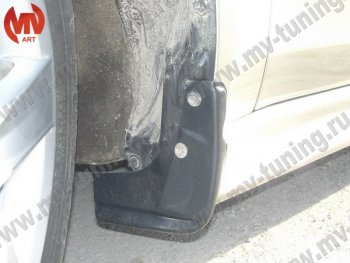 1 799 р. Передние брызговики Sport Mitsubishi Lancer 10 CY седан дорестайлинг (2007-2010)  с доставкой в г. Майкоп. Увеличить фотографию 3