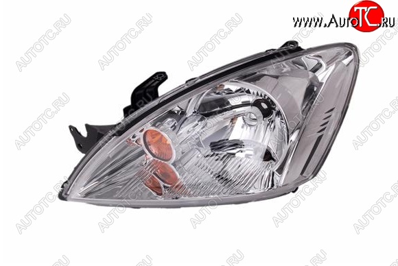 3 399 р. Фара BRIGHTROAD (мех. корректор, хром, левая) Mitsubishi Lancer 9 CS универсал 1-ый рестайлинг (2003-2005)  с доставкой в г. Майкоп