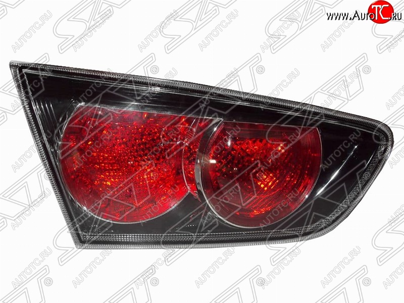 1 299 р. Левый фонарь SAT (внутренний, черный) Mitsubishi Lancer 10 CY седан дорестайлинг (2007-2010)  с доставкой в г. Майкоп