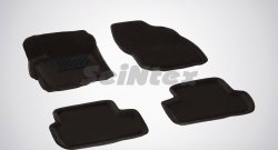 Износостойкие коврики в салон 3D MITSUBISHI LANCER X черные (компл) Mitsubishi Lancer  10 CY (2007-2017) седан дорестайлинг, хэтчбэк дорестайлинг, седан рестайлинг, хэтчбек 5 дв рестайлинг