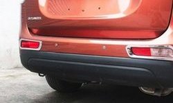 3 599 р. Накладки на задние отражатели СТ Mitsubishi Outlander GF 2-ой рестайлинг (2015-2018)  с доставкой в г. Майкоп. Увеличить фотографию 3
