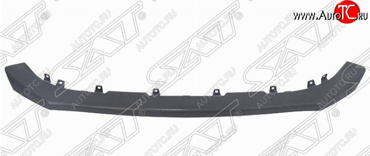 3 399 р. Вставка переднего бампера SAT (центральная нижняя)  Mitsubishi Outlander  GF (2015-2018) 2-ой рестайлинг (Неокрашенная)  с доставкой в г. Майкоп