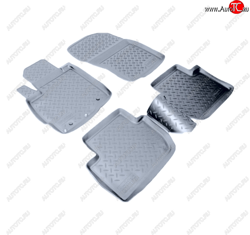 2 999 р. Коврики салона Norplast Unidec  Mitsubishi Outlander  XL (2005-2013) (CW)  дорестайлинг, (CW)  рестайлинг (Цвет: серый)  с доставкой в г. Майкоп