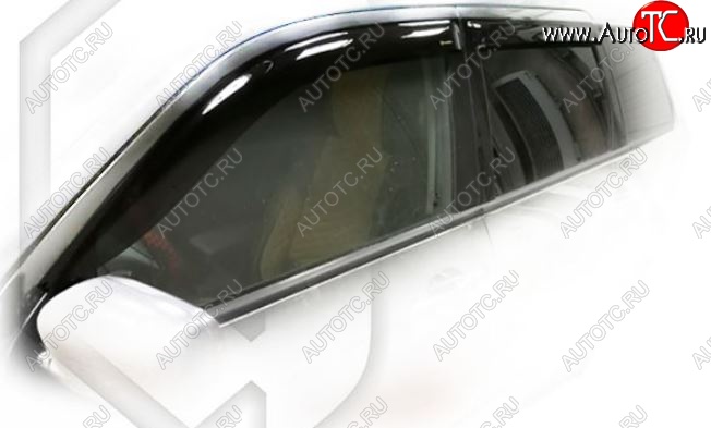 1 999 р. Дефлектора окон CA-Plastiс  Mitsubishi Outlander  CU (2003-2009) (Classic полупрозрачный)  с доставкой в г. Майкоп