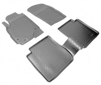 Комплект ковриков в салон Norplast Unidec Mitsubishi Outlander  CU (2003-2009) (Цвет: черный)