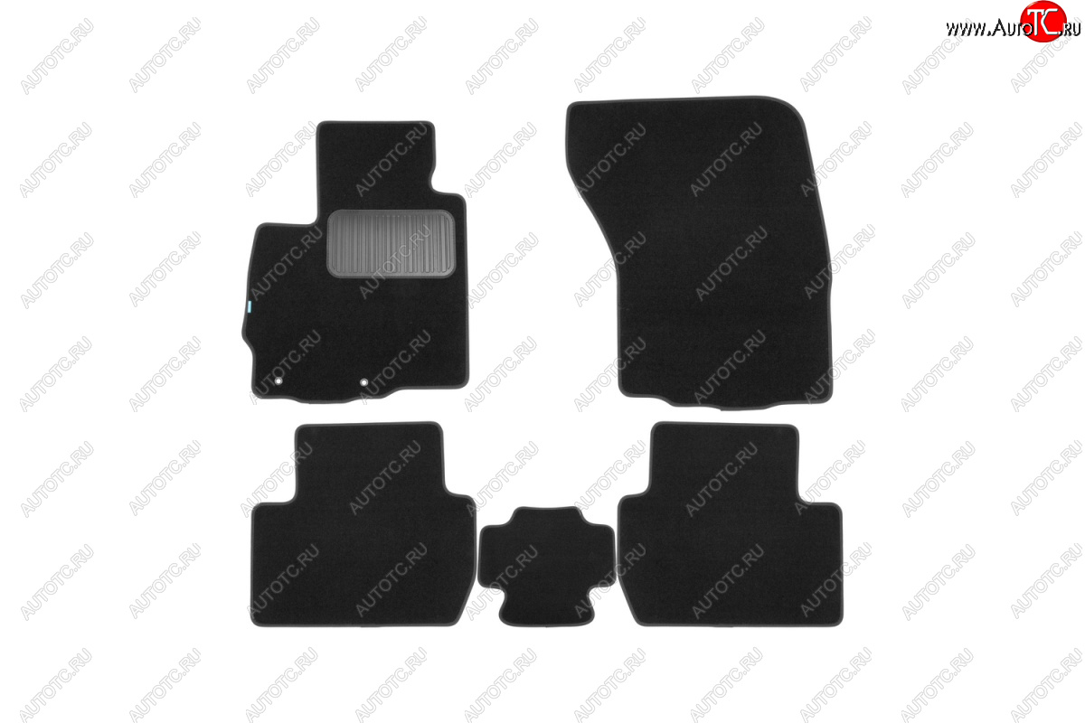 9 549 р. Текстильные коврики салона Klever Premium Mitsubishi Outlander XL (CW)  рестайлинг (2010-2013) (Черные)  с доставкой в г. Майкоп
