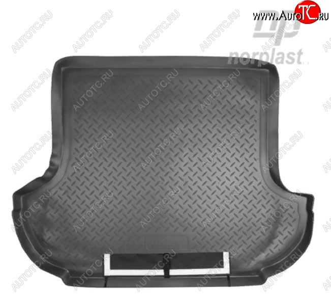 3 199 р. Коврик багажника Norplast Unidec Mitsubishi Outlander XL (CW)  рестайлинг (2010-2013) (Черный, с погрузочным ковриком (фартуком))  с доставкой в г. Майкоп