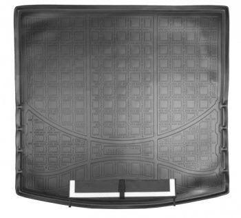 Коврик в багажник Norplast Mitsubishi Outlander  GF (2012-2022) дорестайлинг, 2-ой рестайлинг, 3-ий рестайлинг (Черный с фартуком)