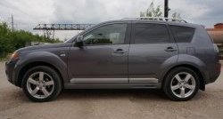 8 499 р. Пороги накладки (рестайлинг) Roadest Mitsubishi Outlander XL (CW)  рестайлинг (2010-2013) (Неокрашенные)  с доставкой в г. Майкоп. Увеличить фотографию 2