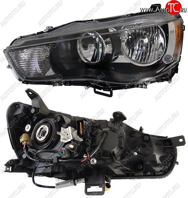 10 599 р. Левая фара SAT Mitsubishi Outlander XL (CW)  рестайлинг (2010-2013)  с доставкой в г. Майкоп