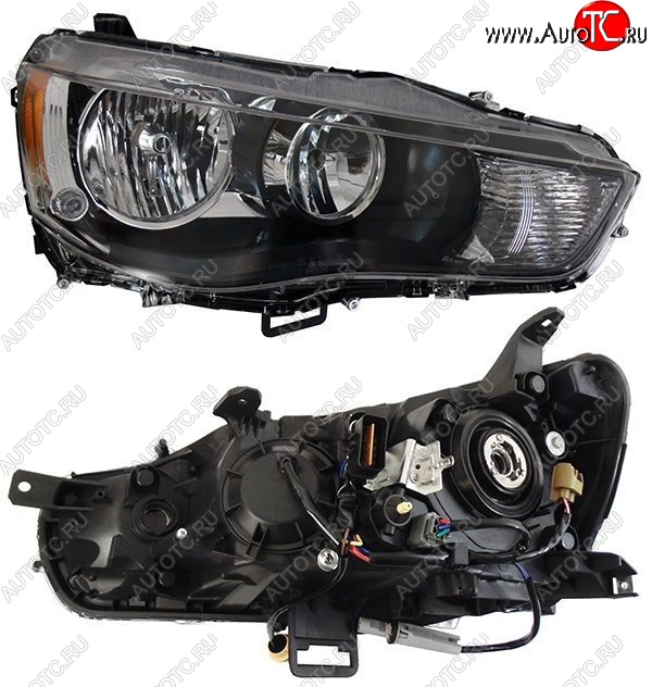 10 599 р. Правая фара SAT Mitsubishi Outlander XL (CW)  рестайлинг (2010-2013)  с доставкой в г. Майкоп