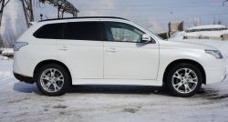 6 199 р. Пороги накладки Broomer Design  Mitsubishi Outlander  GF (2012-2014) дорестайлинг (Неокрашенные)  с доставкой в г. Майкоп. Увеличить фотографию 2