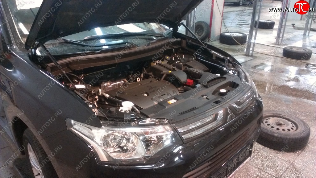 2 199 р. Газовые упоры капота Berkut Mitsubishi Outlander GF дорестайлинг (2012-2014)  с доставкой в г. Майкоп