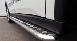 24 649 р. Широкая защита порогов (рестайлинг) SLITKOFF  Mitsubishi Outlander  GF (2014-2016) 1-ый рестайлинг  с доставкой в г. Майкоп. Увеличить фотографию 3