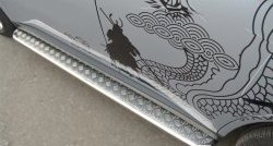 24 649 р. Широкая защита порогов SLITKOFF  Mitsubishi Outlander  GF (2012-2014) дорестайлинг  с доставкой в г. Майкоп. Увеличить фотографию 2