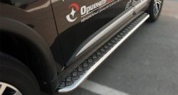 24 649 р. Широкая защита порогов SLITKOFF Mitsubishi Outlander GF 2-ой рестайлинг (2015-2018)  с доставкой в г. Майкоп. Увеличить фотографию 3