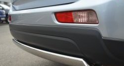 11 599 р. Защита заднего бампера (Ø75x42 мм, нержавейка) Russtal Mitsubishi Outlander GF дорестайлинг (2012-2014)  с доставкой в г. Майкоп. Увеличить фотографию 3