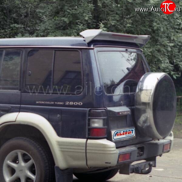 3 899 р. Спойлер Aileron  Mitsubishi Pajero ( 2 V30/V40 5 дв.,  2 V20,  2 V30/V40) (1991-1999) дорестайлинг, рестайлинг (Неокрашенный)  с доставкой в г. Майкоп
