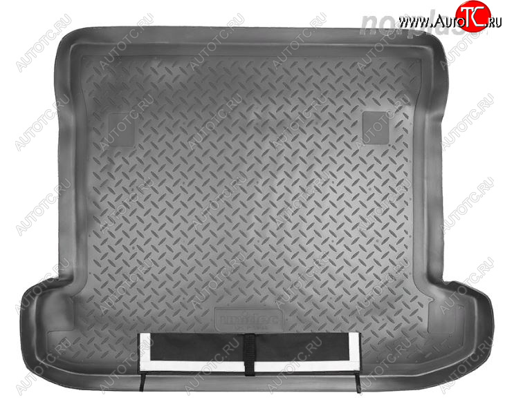 3 259 р. Коврик багажника Norplast  Mitsubishi Pajero  4 V90 (2006-2020) дорестайлинг, 1-ый рестайлинг, 2-ой рестайлинг (Черный, с погрузочным ковриком (фартуком))  с доставкой в г. Майкоп