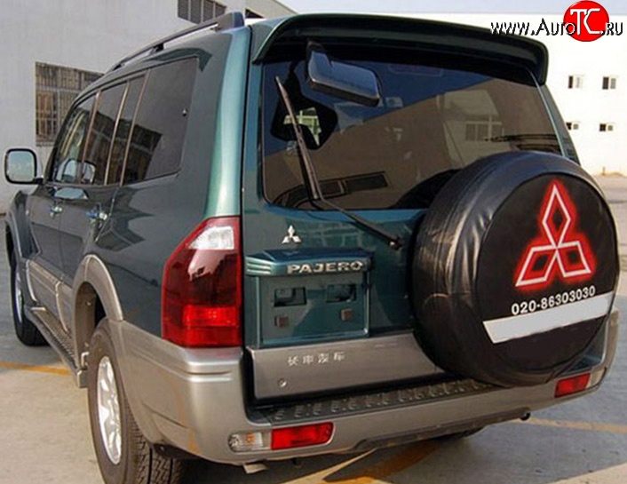 2 969 р. Спойлер M-VRS Mitsubishi Pajero 3 V70 дорестайлинг (1999-2003) (Неокрашенный)  с доставкой в г. Майкоп