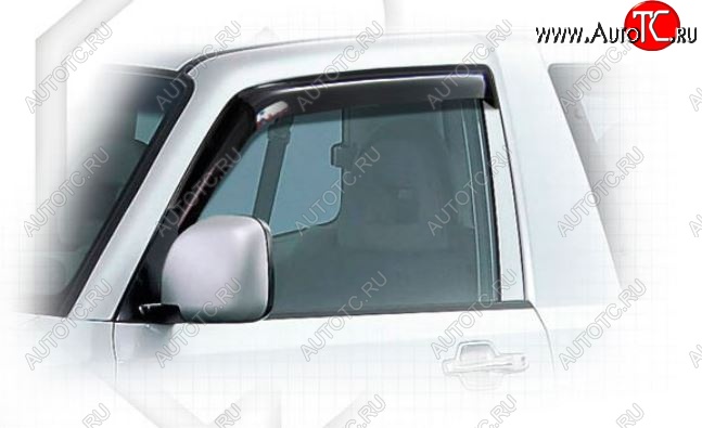 1 899 р. Дефлектора окон 3D (V-63, 65, 68) CA-Plastiс Mitsubishi Pajero 3 V70 дорестайлинг (1999-2003) (Classic полупрозрачный, Без хром молдингов)  с доставкой в г. Майкоп