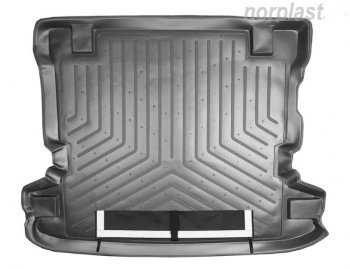 Коврик багажника Norplast Mitsubishi Pajero  3 V70 (1999-2003) дорестайлинг (Черный, с погрузочным ковриком (фартуком))