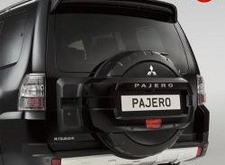 Чехол (кожух) запасного колеса Стандартный Mitsubishi Pajero ( 4 V90,  4 V80) (2006-2015) дорестайлинг, дорестайлинг, 1-ый рестайлинг, 3 дв. 1-ый рестайлинг